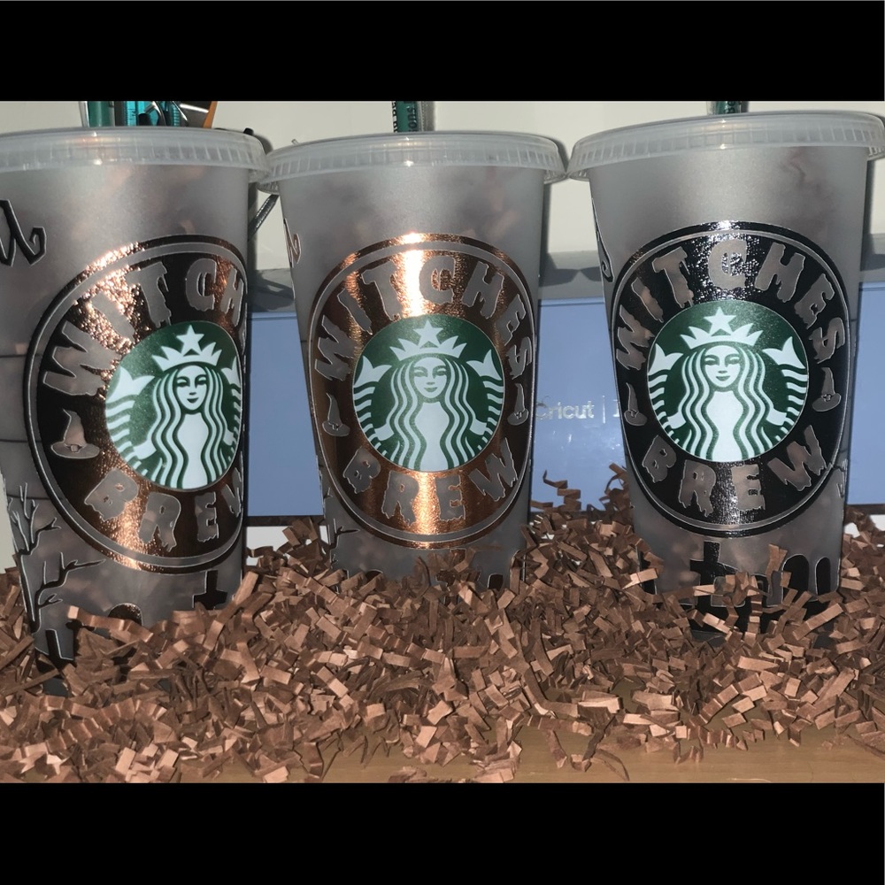 Custom Halloween Starbucks Cups
